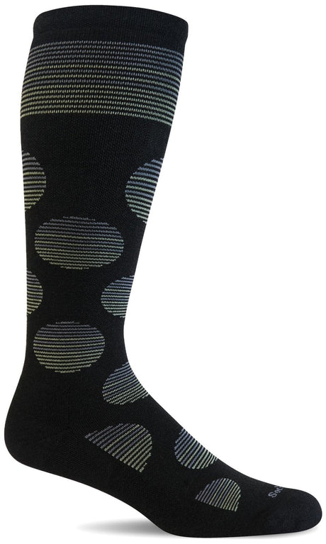 Sockwell Women's Featherweight Dot Sock - Black Black