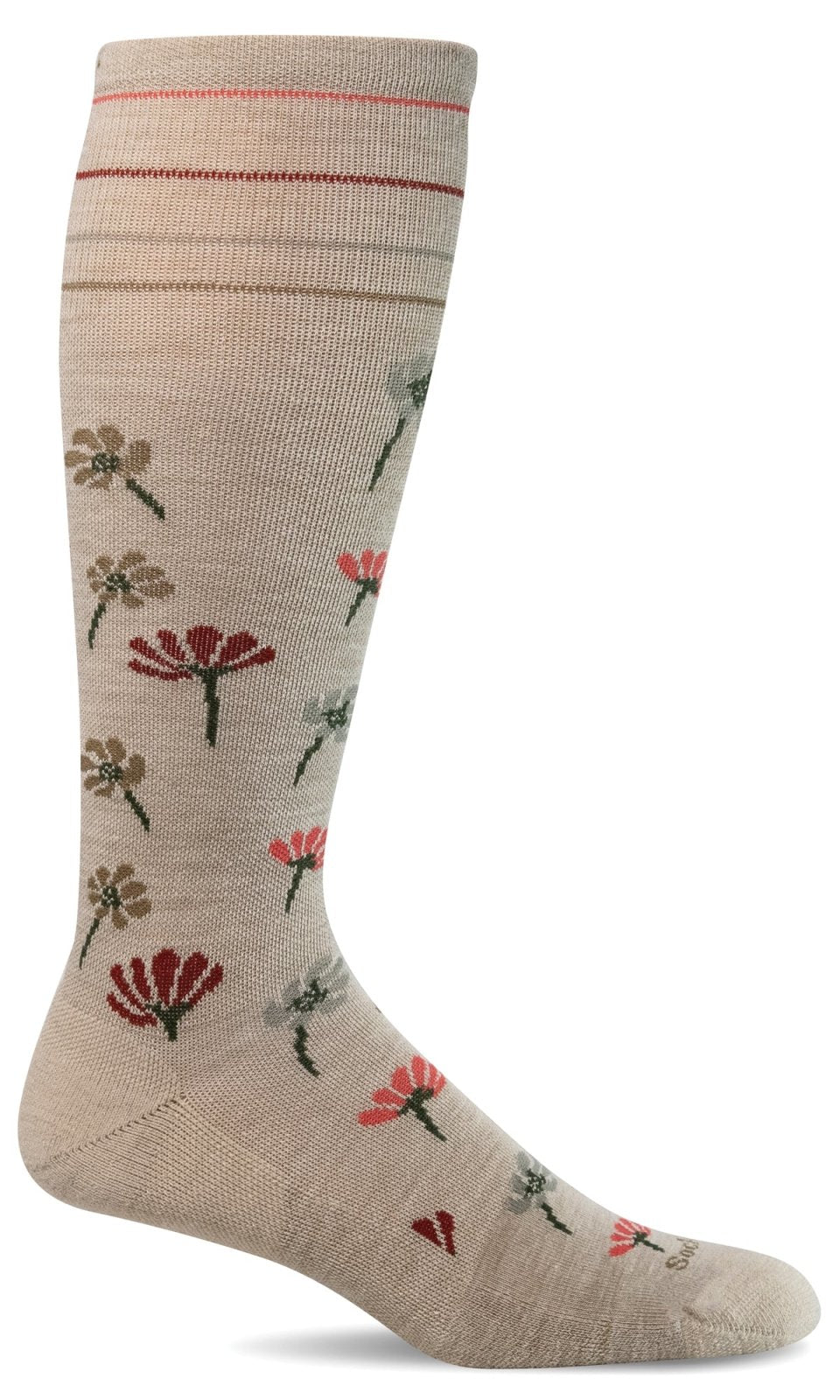 Sockwell Women's Field Flower Sock - Barley Barley