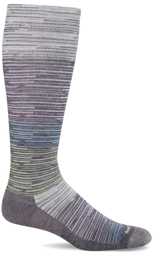 Sockwell Women's Good Vibes Moderate Graduated Compression Sock - Charcoal Charcoal
