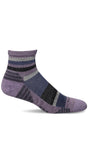 Sockwell Women's Journey Quarter Moderate Compression Sock - Lavender Lavender