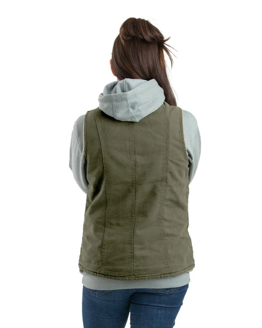 Berne Women's Sherpa-lined Softstone Duck Vest