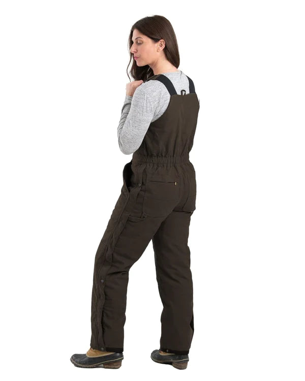 Berne Women's Softstone Duck Insulated Bib Overall