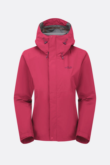 Rab Womens Downpour Waterproof Jacket - Watermelon Watermelon