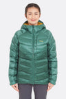 Rab Women's Glaceon Pro Down Jacket - Eucalyptus/Green Slate Eucalyptus/Green Slate