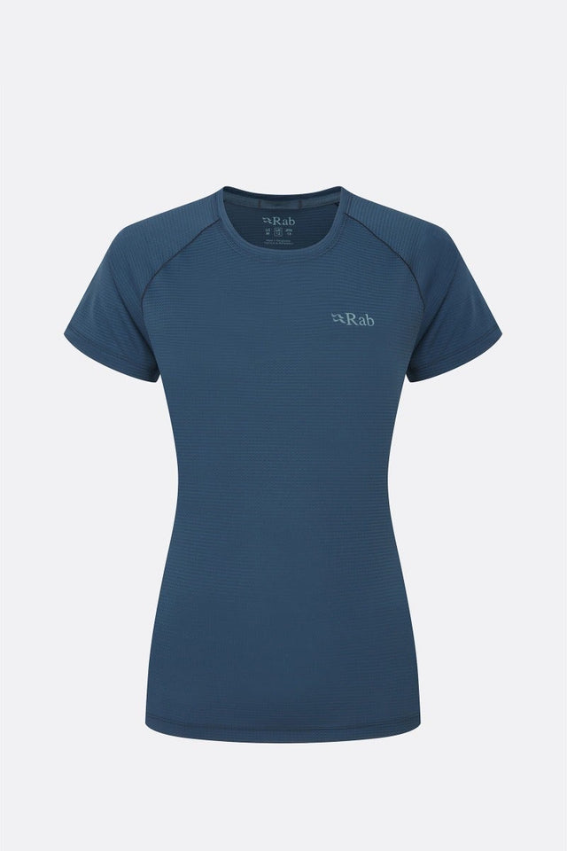 Rab Womens Sonic Tee - Tempest Blue Tempest Blue