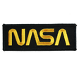 Ace World Nasa Embroidered 2.5x3.5" Patch Gold Gold