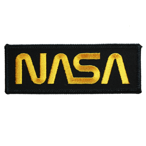 Ace World Nasa Embroidered 2.5x3.5" Patch Gold Gold