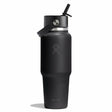 Hydro Flask 32oz Wide Flex Straw Travel Bottle, Black Black