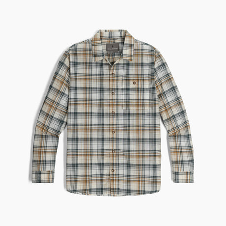 Royal Robbins Mens Redwood Plaid Long Sleeve - Bistre Pismo Plaid Bistre Pismo Plaid