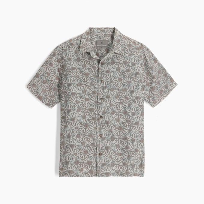 Royal Robbins Mens Camino Pucker Short Sleeve - Lion Caledonia Print Lion Caledonia Print