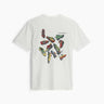 Royal Robbins Mens RR Graphic Tee - White Shoe Print White Shoe Print