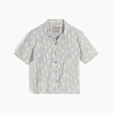 Royal Robbins Womens Camino Pucker Short Sleeve - Summer Sky Fish Print Summer Sky Fish Print