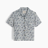 Royal Robbins Womens Camino Pucker Short Sleeve - Deep Blue Caledonia Print Deep Blue Caledonia Print