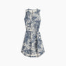 Royal Robbins Womens Spotless Traveler Tank Dress - Deep Blue Fern Print Deep Blue Fern Print