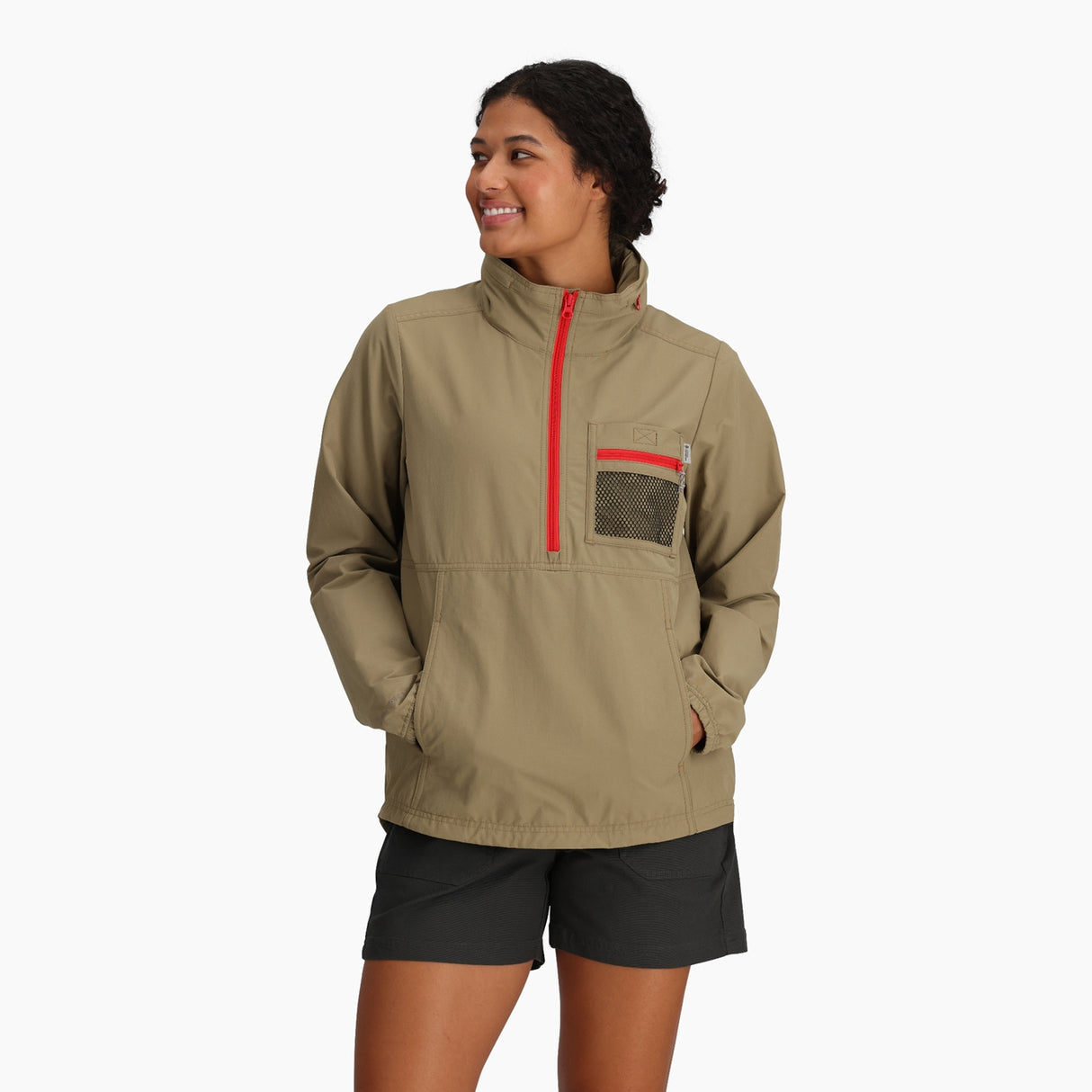 Royal Robbins Women's Merced Anorak - Covert Green Covert Green