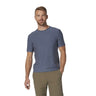 Royal Robbins Men's Amp Lite Tee Short Sleeve Shirt Navy Heather