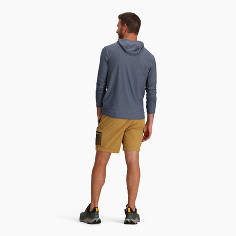 Royal Robbins Men's Amp Lite Hoodie - Navy Heather Navy Heather