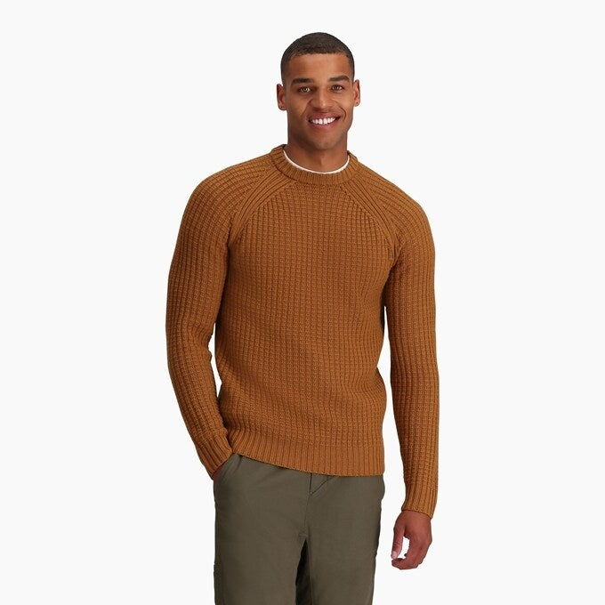 Royal Robbins Men`s Westlands Crew Caramel