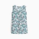 Royal Robbins Womens Featherweight Tank - Pacific Blue Presidio Print Pacific Blue Presidio Print