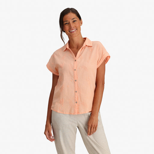 Royal Robbins Women's Oasis Short-Sleeve - Pacific Sunset Pacific Sunset