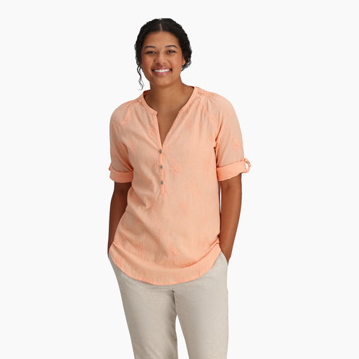 Royal Robbins Women's Oasis II 3/4 Sleeve - Pacific Sunset Pacific Sunset