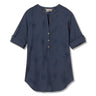 Royal Robbins Womens Oasis Tunic II 3/4 Sleeve - Navy Navy