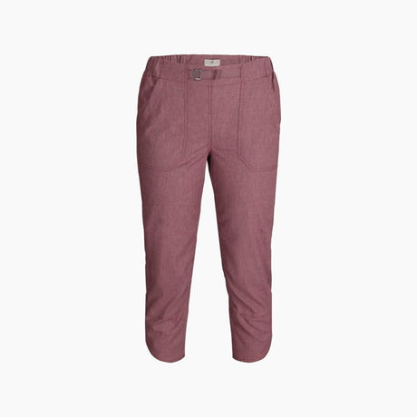 Royal Robbins Womens Hempline Capri - Wild Rhubarb Wild Rhubarb