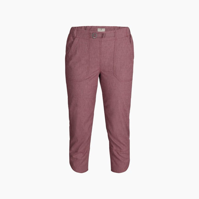 Royal Robbins Womens Hempline Capri - Wild Rhubarb Wild Rhubarb