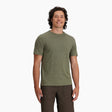 Royal Robbins Men's Vacationer Crew Short-Sleeve - Fiddlehead Stripe Fiddlehead Stripe