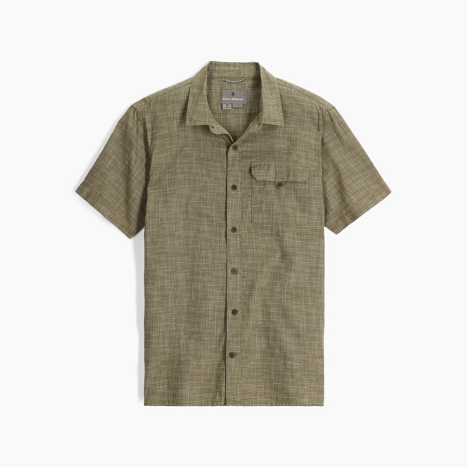 Royal Robbins Mens Hempline Spaced Short Sleeve - Fiddlehead Fiddlehead