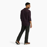 Royal Robbins Men's Bristol Organic Cotton Twill Long-Sleeve - Black Currant Black Currant