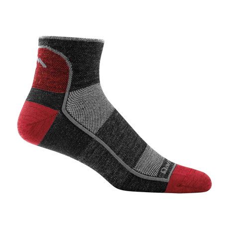 Darn Tough Men's 1715 Quarter Lightweight Running Sock Team dtv