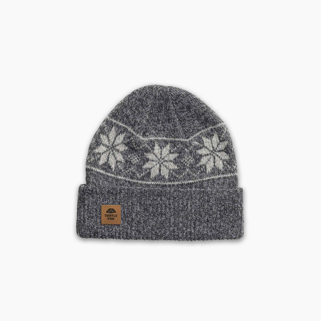 Turtle Fur Ocean Ragg Wool Mount Snow Beanie - Gray Gray