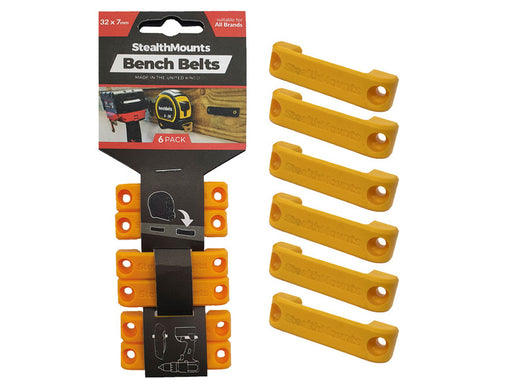 StealthMounts Bench Belts Tool Holster - Yellow Yellow