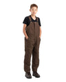 Berne Youth Boy's Softstone Insulated Bib Overall Bark