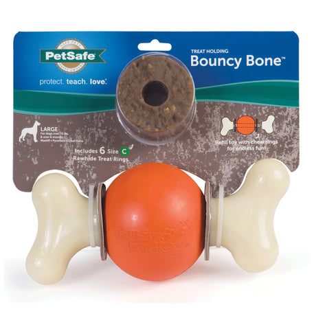 PetSafe Busy Buddy Bouncy Bone Orange