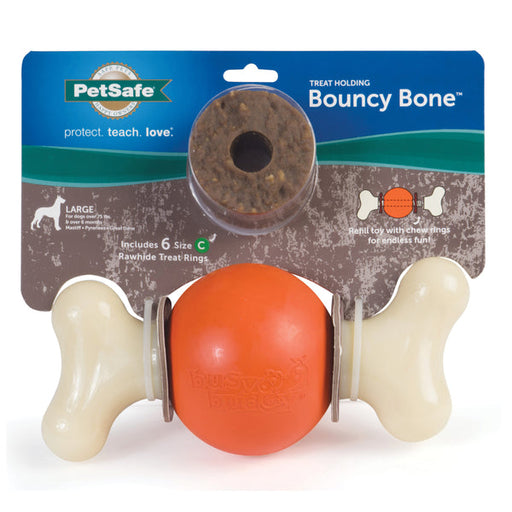 PetSafe Busy Buddy Bouncy Bone Orange