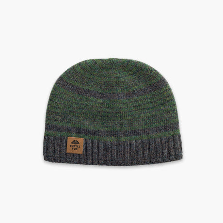 Turtle Fur Lambswool Schist Beanie - Dark Green Dark Green