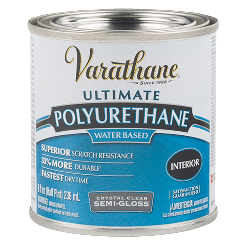 VARATHANE Half Pint Ultimate Polyurethane Water Based - Semi-Gloss