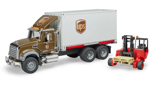 Bruder Mack Granite Ups Logistics Forklift
