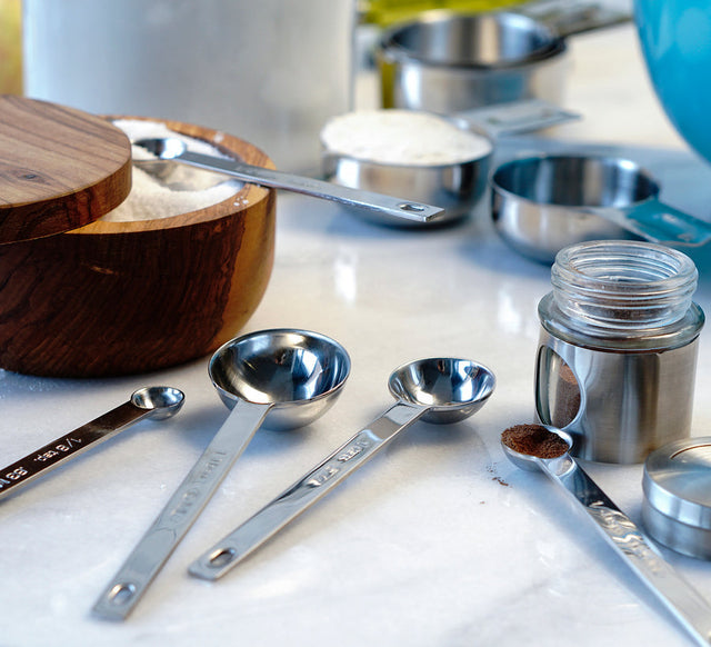 RSVP MEASURING SPOON SET OF 5 STAINLESS