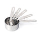 RSVP MEASURING CUPS SET OF 5 STAINLESS