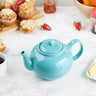 RSVP STONEWARE TEAPOT - TURQUOISE TURQUOISE / 42OZ