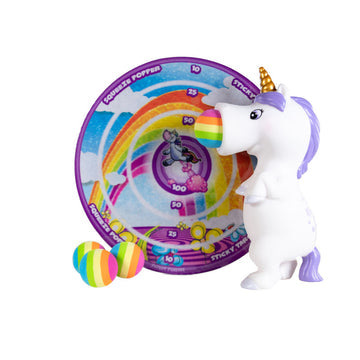 Hog Wild Unicorn Squeeze Popper with Sticky Target