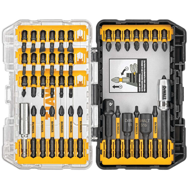 Dewalt FlexTorq Impact Ready Screwdriver Bit Set - STEEL - 4 PIECE 40PC