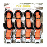 Erickson 2,000 lb Sportsman Tie-Downs, 4-Pack ORG /  / 1INX6FT