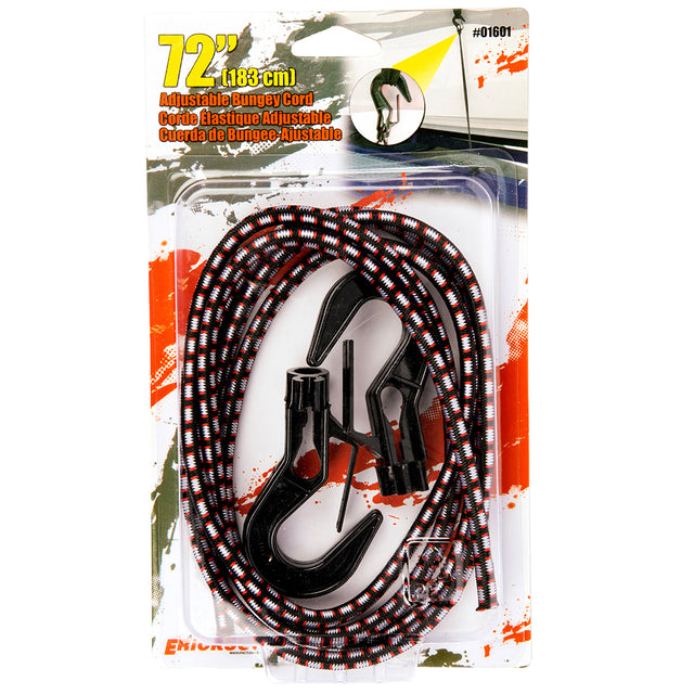 Erickson Adjustable Bungee Cord, 72in 72INX8MM