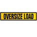 Erickson 18in x 84in Oversize Load Mesh Banner YELLOW