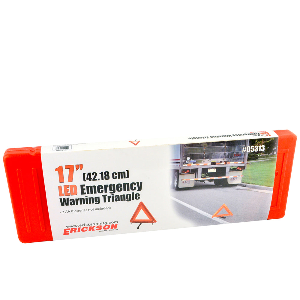 Erickson 17in LED Warning Triangle