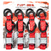 Erickson 4-Pack 900lb Cam Buckle Tie Downs RED /  / 1INX51/2FT